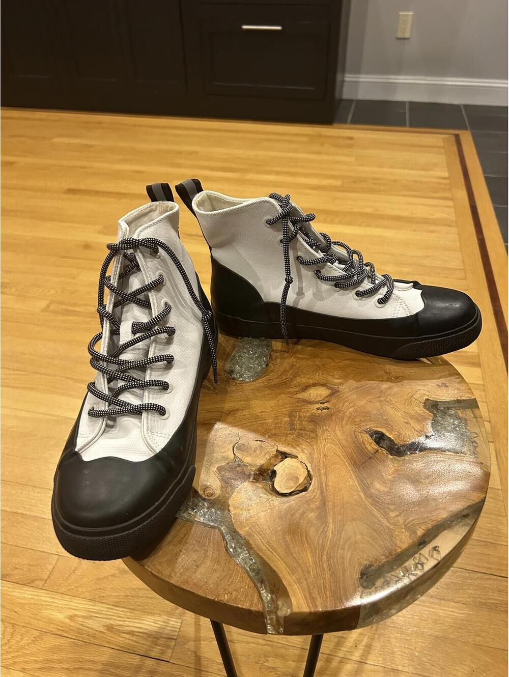 Hunter for Target Canvas Dipped White Ankle Rain Boots M7/W9